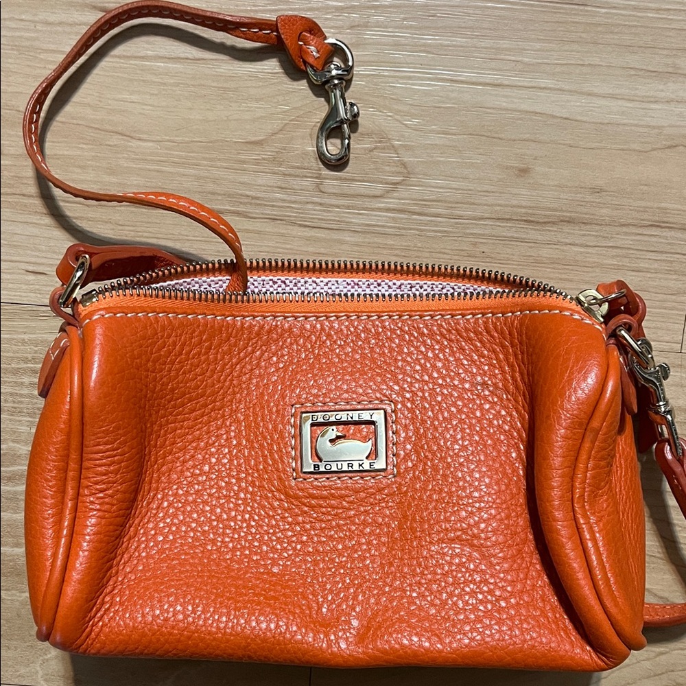 Dooney & Bourke Vibrant Orange Wristlet